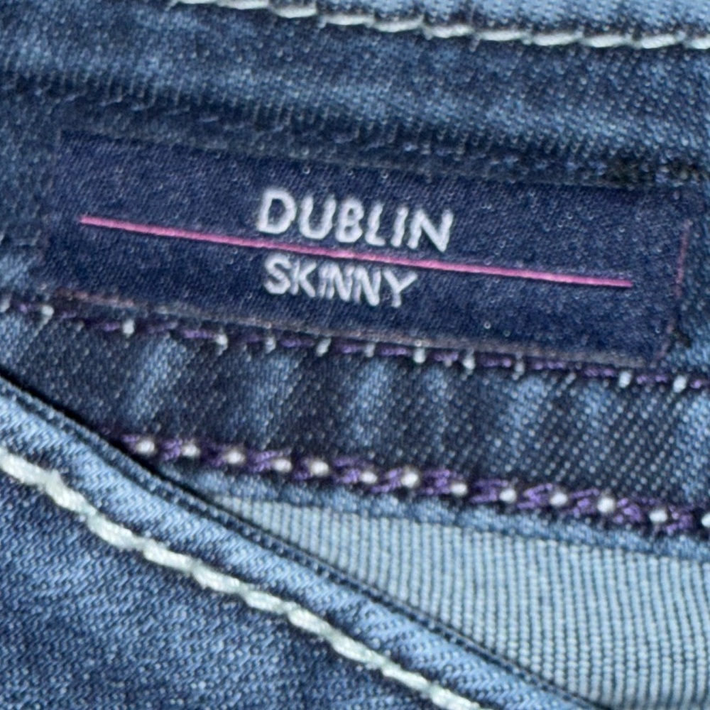 Vigoss Dark Blue Ankle Skinny Jeans - Picture 4 of 14